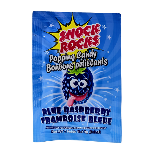 Shock Rocks Blue Raspberry