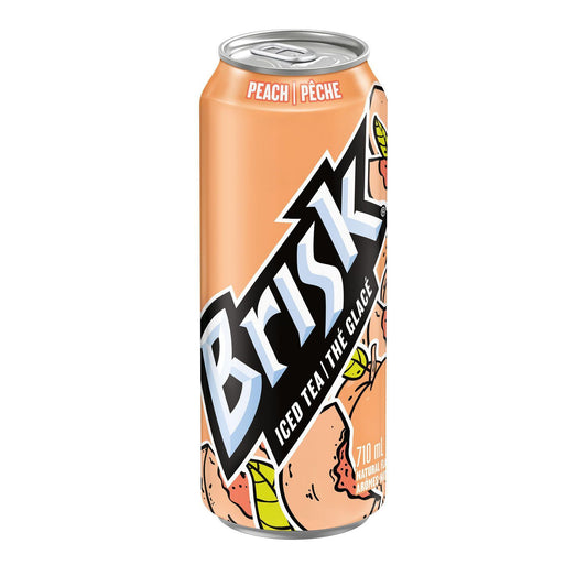 Brisk cans Peach