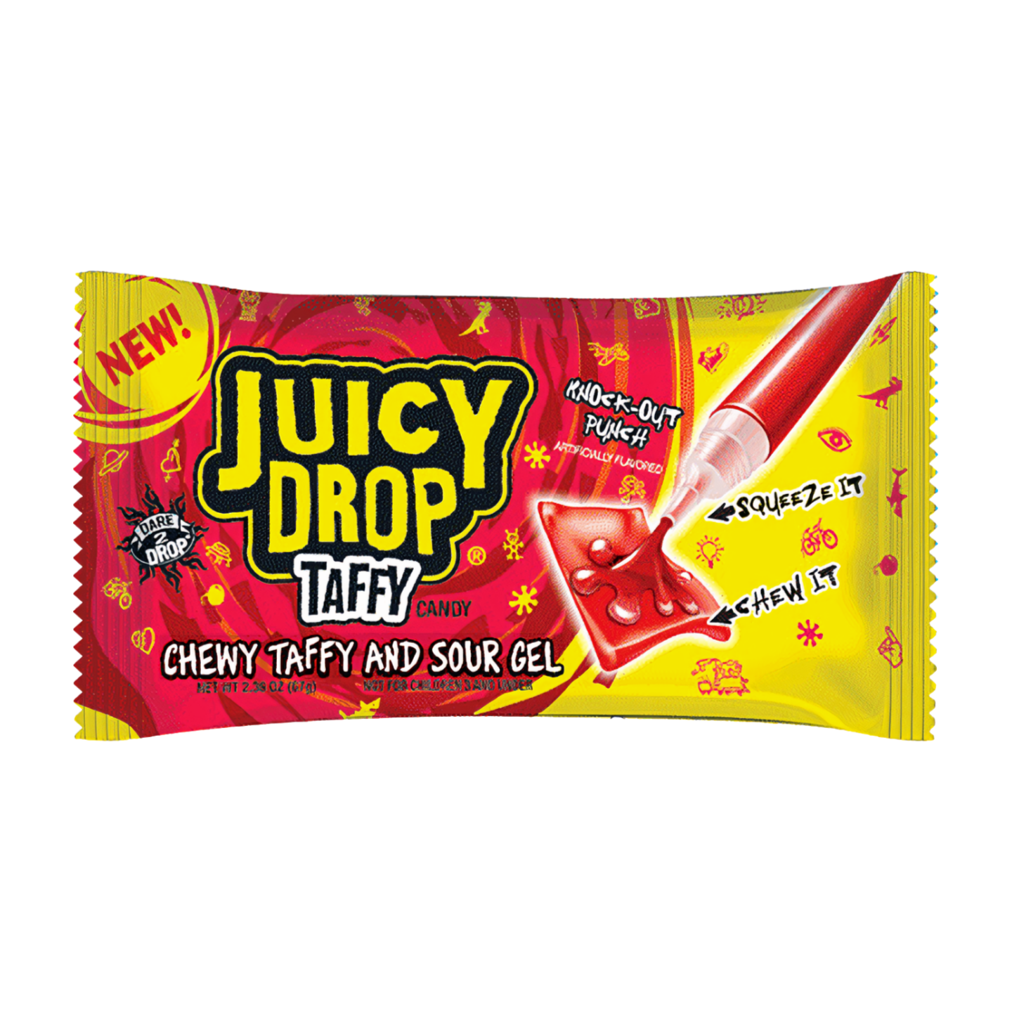 Juicy Drop chewy Taffy & Sour Gel